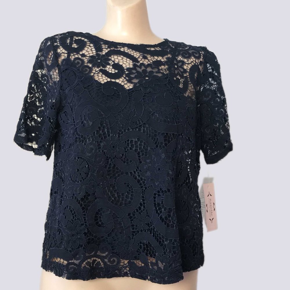 NWT Nanette Lepore lace top